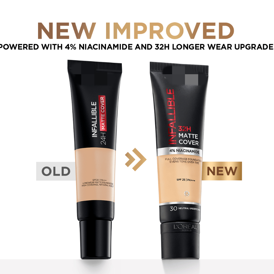 แบ่งขายของแท้ พร้อมส่ง! แบ่งขายรองพื้นคุมมัน2รุ่น L'OREAL Infallible 24h Matte Cover / 32h Matte Cov