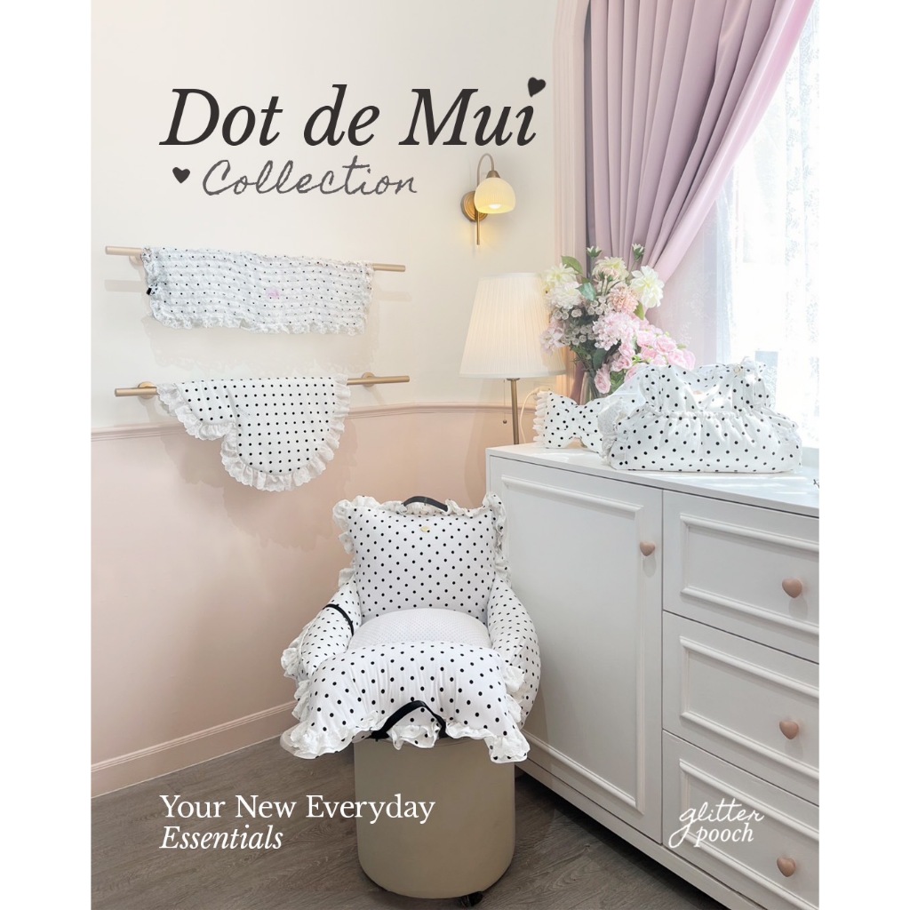 Glitter Pooch Pet Carseat and Carseat Dot De Mui Collection