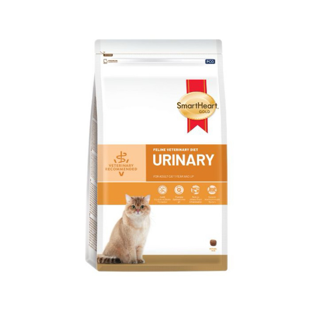 (แมว) ถุงย่อย 1kg สูตร Urinary Smartheart Gold ถุงย่อย 1kg สูตรนิ่วแมว อาหารประกอบการรักษาโรคนิ่วแมว รูปที่ 3