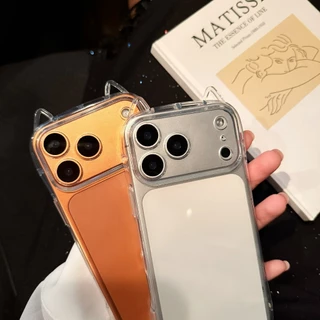 case 17promax เคสใสหูเเมว เคสนิ่ม สำหรับ ไอโฟน 17 pro max 17pro 17promax 17air for iphone17/pro/max