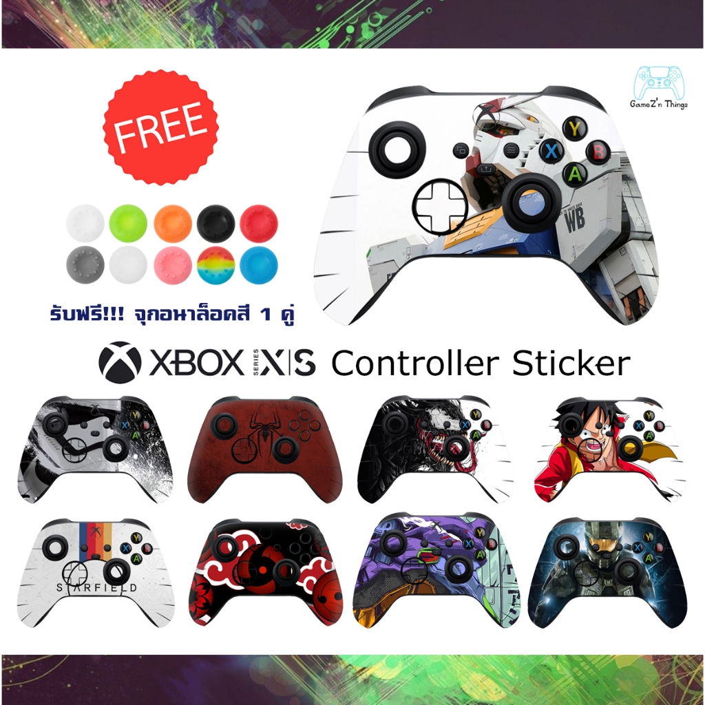 สติกเกอร์ติดจอย กันรอย XBOX Series X/S Controller (Gen 4) Sticker สติกเกอร์จอย Microsoft XBOX Gen 4 