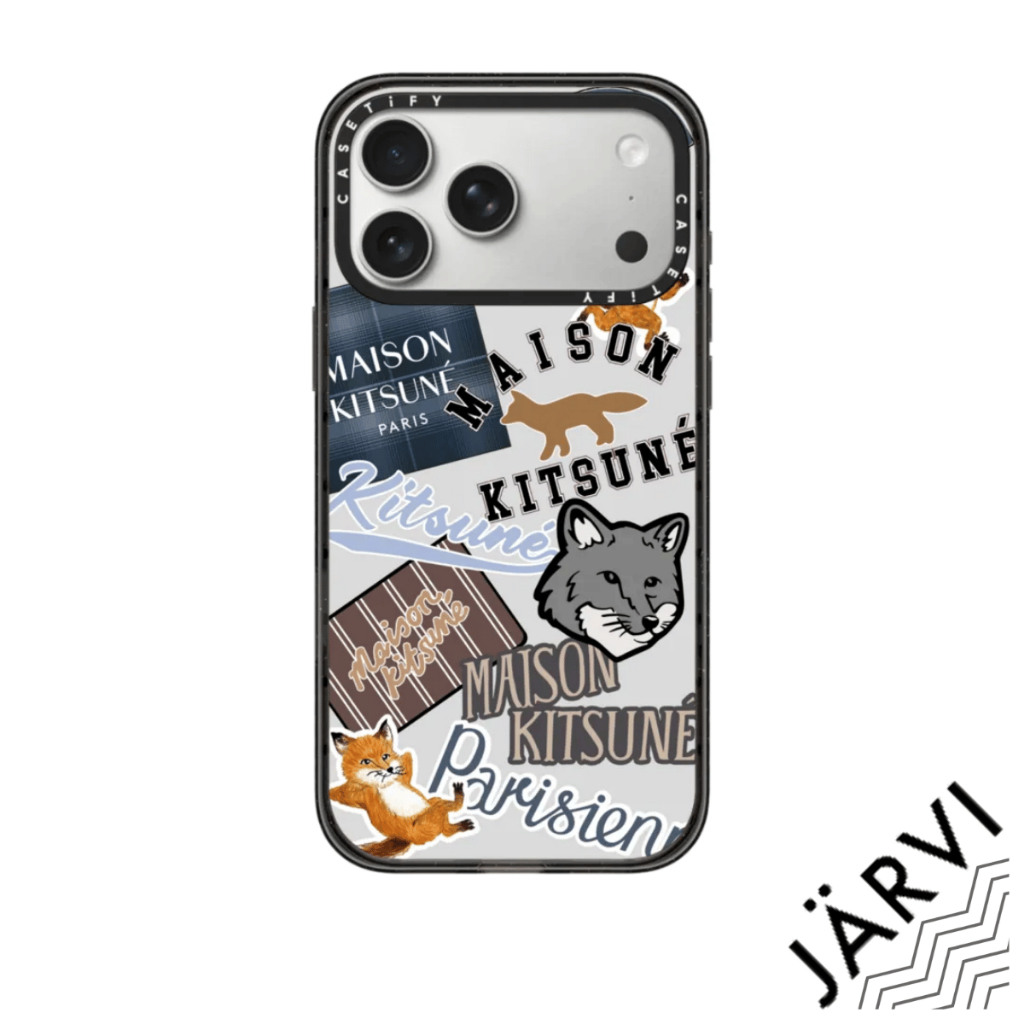 [ส่งด่วน/พร้อมส่ง] CASETiFY | Fox Sticker Case [Maison Kitsune] #For iPhone Samsung #แท้