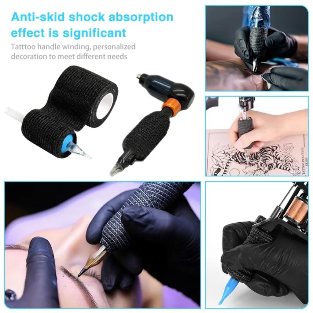 ผ้าล็อค ผ้ากาว สำหรับพันกันลื่น ขนาด2นิ้ว อุปกรณ์สักคิ้ว…🇹🇭ส่งในไทย✨ - รูปที่ 5