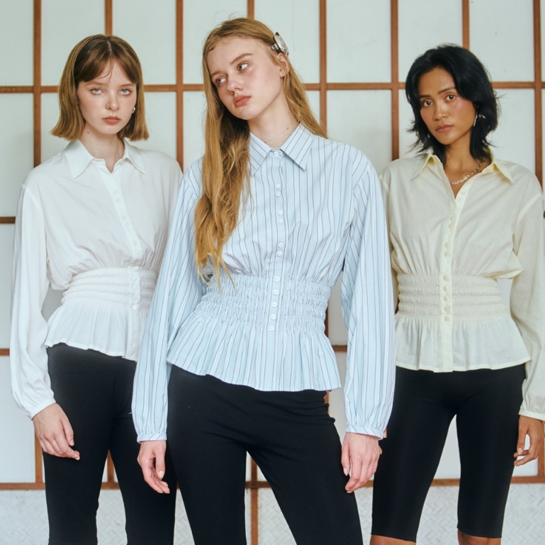 HEARTWEAVERS - KIM SMOCK SHIRT