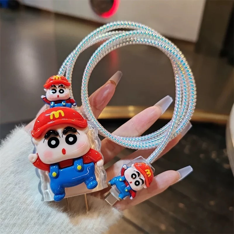 Cable Bite เคสสายชาร์จ Apple 18W/20W ลายการ์ตูน 5ชิ้น/ชุด thumbnail 7