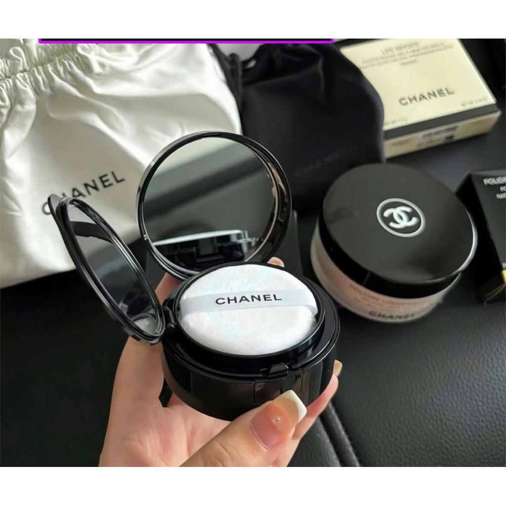 ใหม่2025 แป้งฝุ่นแบบพกพา Chanel Poudre Universelle Libre Natural Finish Loose Powder👑