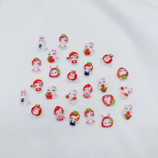 อะไหล่น้องคิตตี้คละ ตกแต่งเล็บ ตกแต่งของอเนกประสงค์ 50 ชิ้น/ห่อ สินค้าพร้อมส่ง