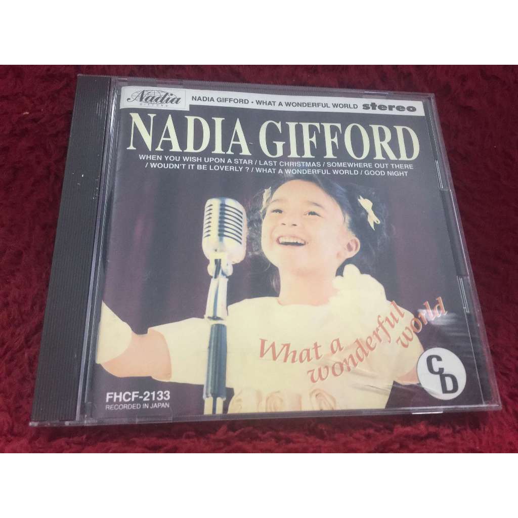 CD Nadia Gifford –What A Wonderful World สภาพตามรูปปก ZA150-21
