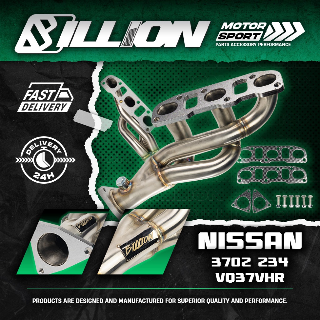 Exhaust Header เฮดเดอร์ Billion NISSAN 370Z Z34 เครื่อง VQ37VHR