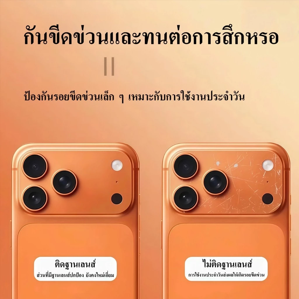 Cxshop(014)ฟิล์มกันรอยฐานกล้อง สำหรับ Iphone17-17Pro max thumbnail 5