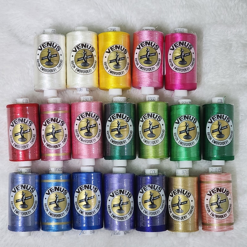 ไหมจักรปัก Venus หลอดเล็ก เลือกสีได้ (1)