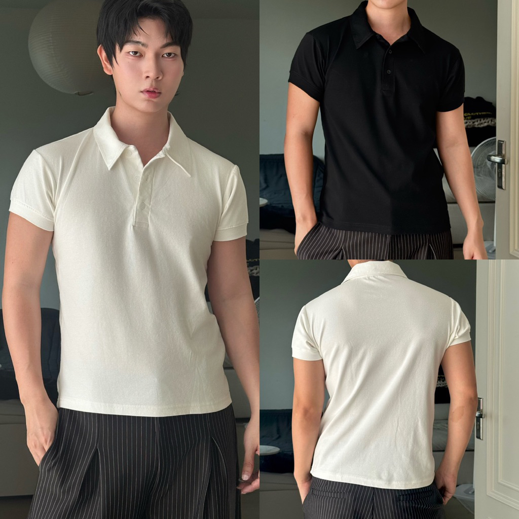 Polo t-shirt เสื้อโปโลแขนสั้นแบรนด์cozyvibe