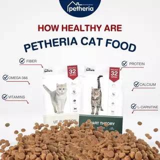 ถูกกว่า! Petheria (1.5kgx2ถุง) อาหารแมวเพ็ทเทอเรีย ครบทุกสูตร สำหรับแมวทุกช่วงวัย