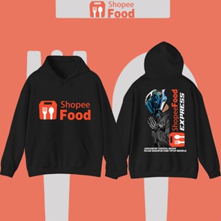 Shopee FOOD เสื้อฮู้ด Premium Cool วัสดุหนานุ่ม SPX Rider M-…