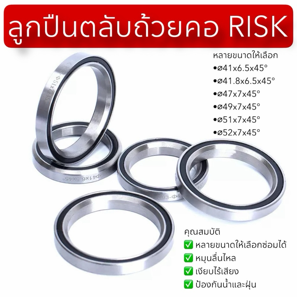 ลูกปืนตลับถ้วยคอ RISK