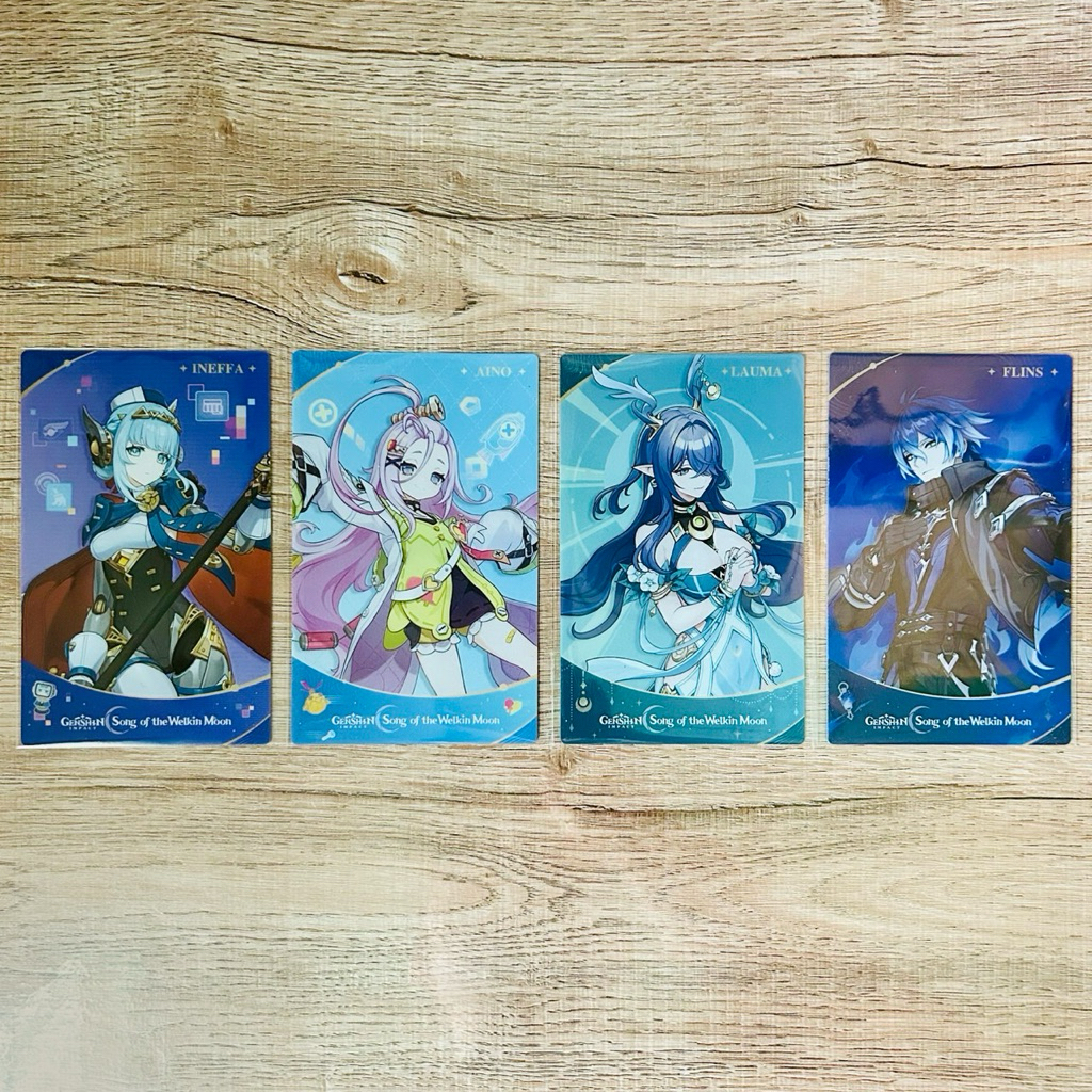 เซ็ตการ์ด Genshin Impact 4 ใบ จากงาน TGS 2025