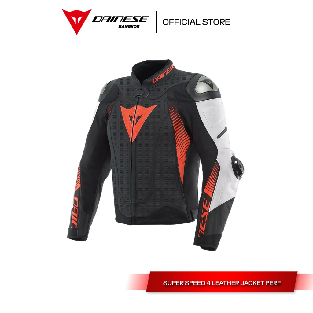 Dainese เสื้อแจ็คเก็ต รุ่น SUPER SPEED 4 LEATHER JACKET PERF.