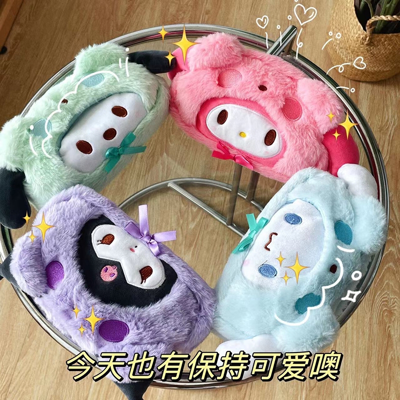 กระเป๋าใส่ดินสอ Kuromi ตุ๊กตาสุดน่ารัก กระเป๋าใส่ดินสอ และ My Melody ลายการ์ตูนเด็กผู้หญิง กระเป๋าใส่เครื่องเขียนความจุข - รูปที่ 4