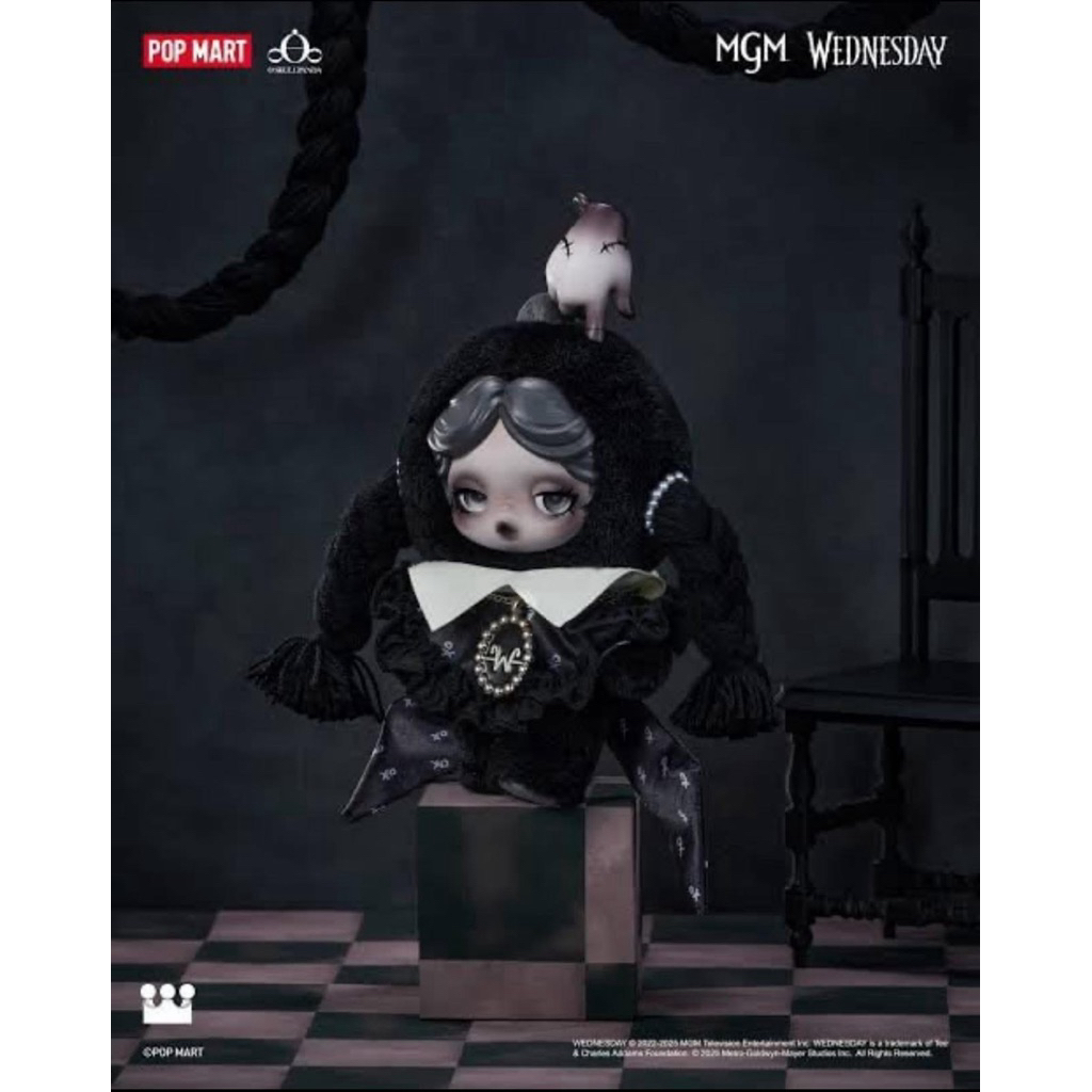 [พร้อมส่ง] SkullPanda X Wednesday Plush **USA Exclusive**