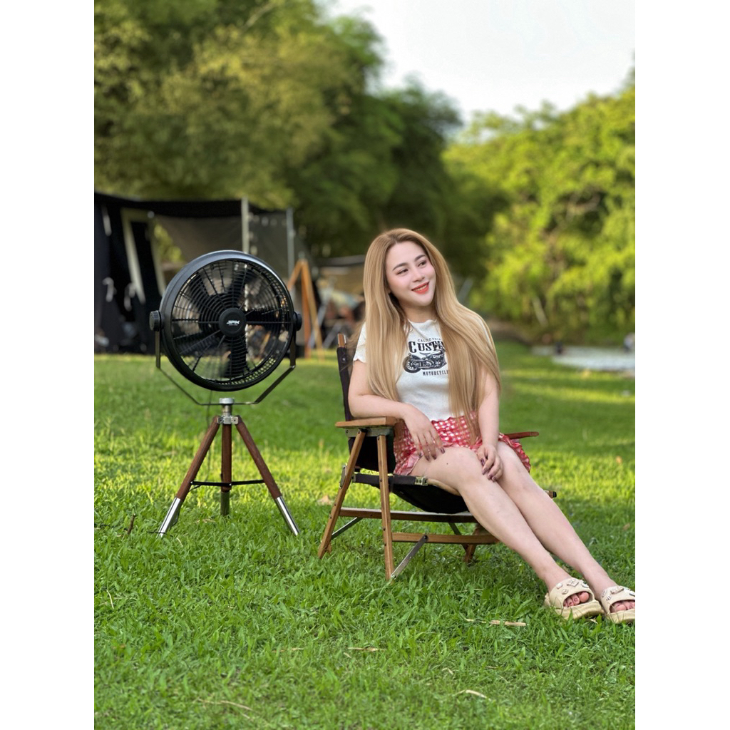 ขาตั้งพัดลมjpx 20”ไม้สักแท้