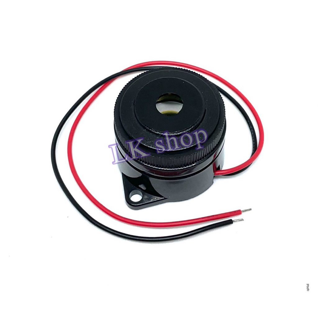 บัซเซอร์ Buzzer 3-24VDC เสียงดังเป็นจังหวะ พร้อมส่ง แบบหมุนเกลียว