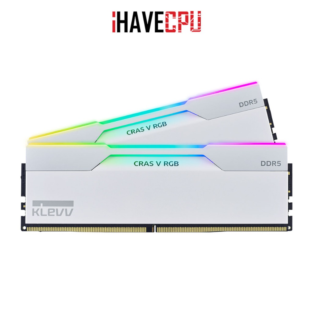 iHAVECPU RAM (แรม) KLEVV CRAS V RGB 64GB (32x2) DDR5 6400MHz