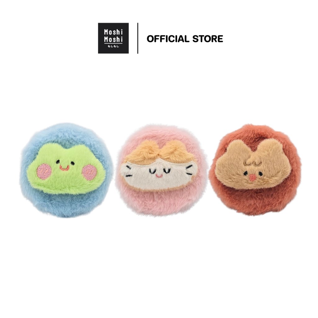 Moshi Moshi กระจกพกพา กระจกพกพาผ้าขน ลาย Butterclub รุ่น 8100040286-40288