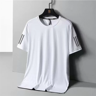 เสื้อยืดผู้ชายแขนสั้นผ้ายืดทรงหลวมแฟชั่นใส่สบาย รุ่นSGY-032