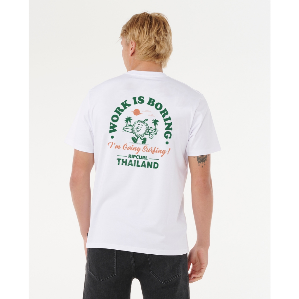RIPCURL เสื้อยืด 13DMTE RCT M DEST TEE THAI WORK IS BORING 2026-S4