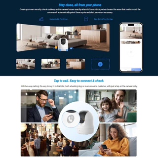 ⚡️กล้องวงจรปิดไร้สาย⚡️ EZVIZ รุ่น C6N G1 - 3K 5MP / 4K 8MP Pan & Tilt Wi-Fi Camera