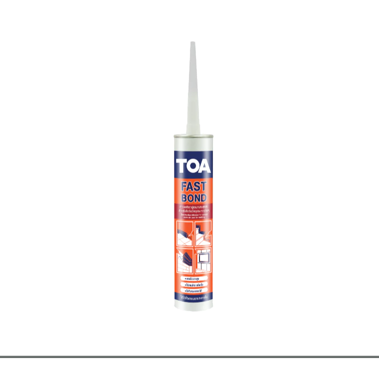 TOA FAST BOND(ถูกที่สุด) กาวพลังตะปู กาวตะปู ของแท้100% lot ใหม่ผลิตล่าสุดใหม่มากๆ เท่าที่มี ปืนยิงซิลิโคน
