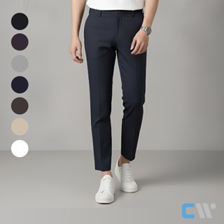 CW Chino Slim-Fit | กางเกงขาเต่อ 5 ส่วน สไตล์เกาหลี 7 สี – เ…