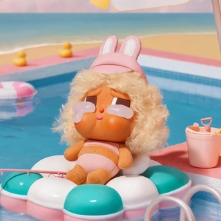 พร้อมส่งด่วน CRYBABY Vacation Mode On Series-Vinyl Plush Pendant Blind Box ของแท้100%