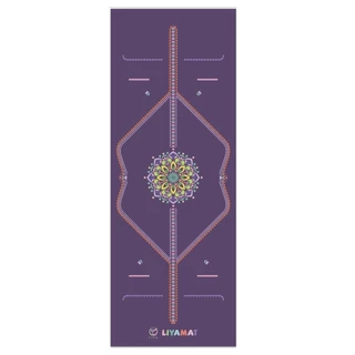 LIYAMAT-เสื่อโยคะ top Pu ยางพาราธรรมชาติ เนื้อผิวเรียบเพิ่มหนา