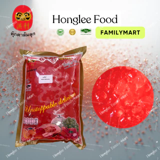 มุกสตรอเบอรี่ 1ถุง ตราตุ๊กตาล้มลุกมุก สินค้าดีมีคุณภาพหอมหวานอร่อย(1000กรัม)