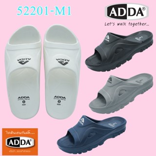 💓พร้อมส่ง💓ADDA รองเท้าแตะลำลองแบบสวมผู้ชาย รุ่น 52201M1 (ไซส…