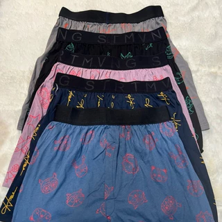 กางเกงบ๊อกเซอร์ผู้ชาย 10 ตัว [ขนาดฟรีไซส์เอว 26-36 ใส่ได้]]สินค้าคละสีคละลายตามรอบผลิดของสินค้า