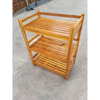 ส่งฟรี ชั้นวางของ 3 ชั้นใหญ่ รนญ กดครั้งละ 1 ตัว 60 * 38 * 80 เซนติเมตร