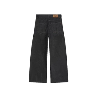 DOUBLE RAW DENIM BAGGY BLACK / กางเกงยีนส์ขายาว
