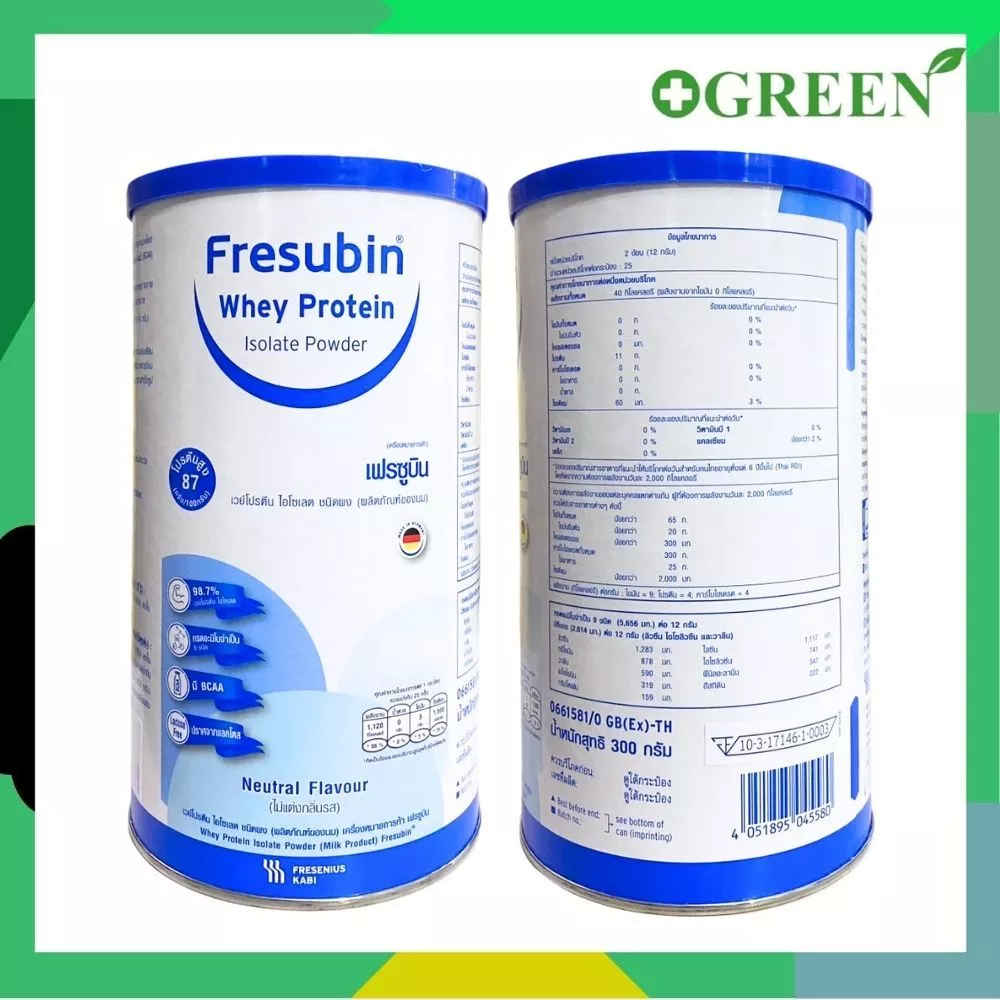 FRESUBIN WHEY ISOLATE เวย์โปรตีนไอโซเลตชนิดผง 300g ยกลัง thumbnail 3
