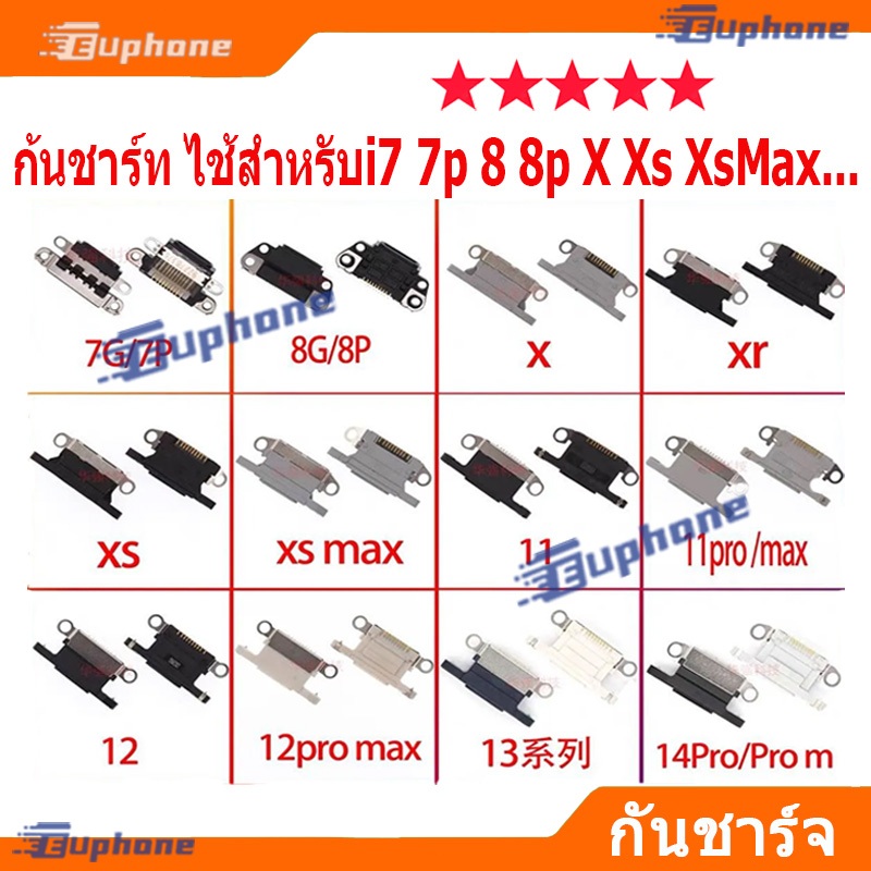 พอร์ตชาร์จ USB ก้นชาร์ท ตูดชาร์ทเปล่า สําหรับi7p 8p XsMax xr 11pm 12pm 13pm 13mini 14plus 14pm...