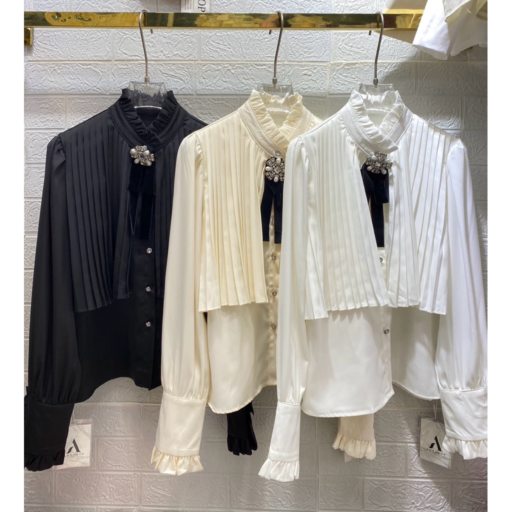 เสื้อแขนยาวทรงเรียบหรู