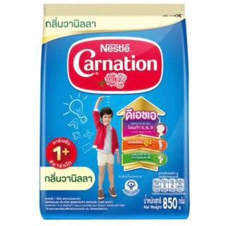 Carnation คาร์เนชั่น นมผง สำหรับเด็ก 1 ปีขึ้นไป ขนาด 850 กรัม (เลือกสูตร : รสชาติ) **แพค 2 ถุง**