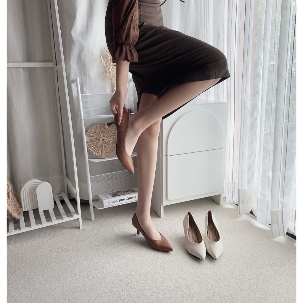 รองเท้าคัทชู High Heels ส้นสูง 2 นิ้ว รองเท้าkaimooksissy 668-2