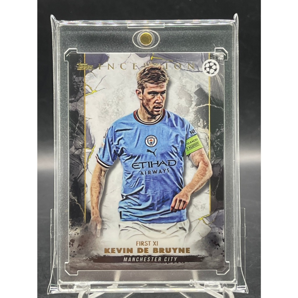 ⚽ KEVIN DE BRUYNE Topps Inception First XI Insert Card (Raw, NRMT) Man City UEFA
