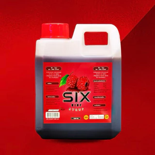 Six-Nine syrup แกลอน 1020 มล. ไซรัป น้ำเชื่อมสูตรเข้มข้น กลิ่นราสเบอร์รี่ (แท้จากโรงงาน100%)