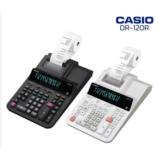 calculator CASIO DR-120R ribbon ผ้าหมึก RB-02 ดำแดง GR24​ Casio DR-140R DR-210TM 210R DR-240TM 240R