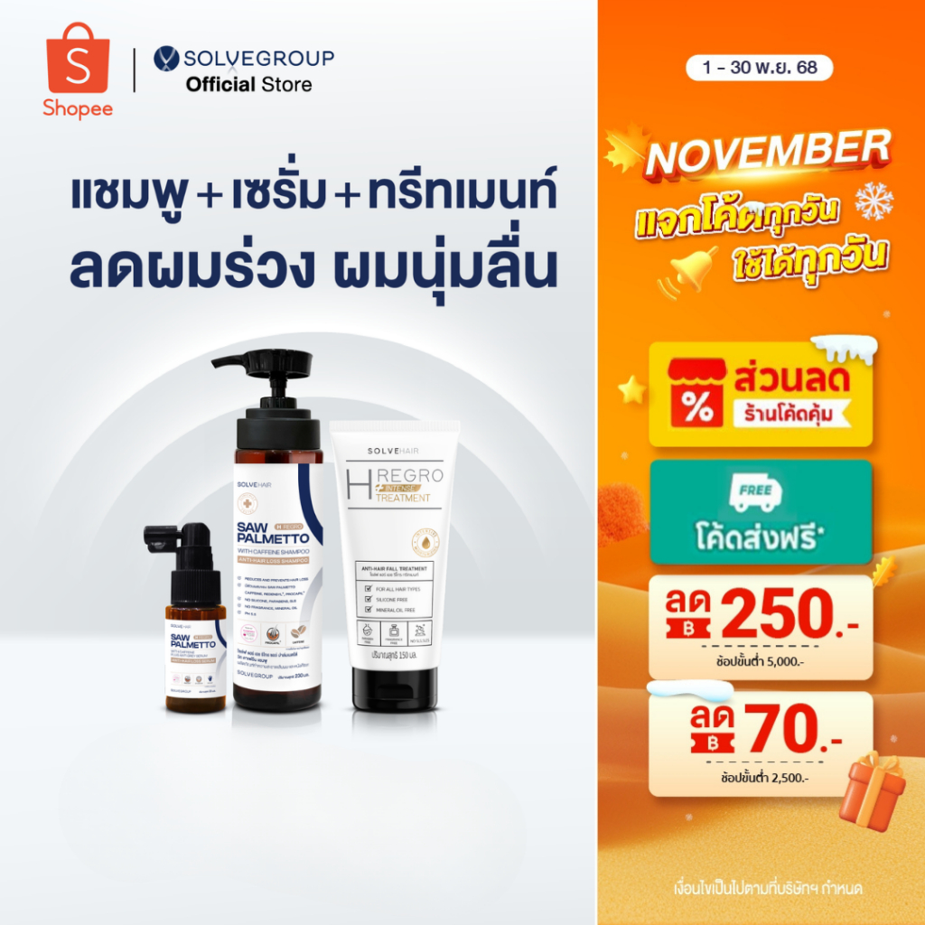 Solve Hair Anti Hair Loss Serum,Shampoo,TREATMENT