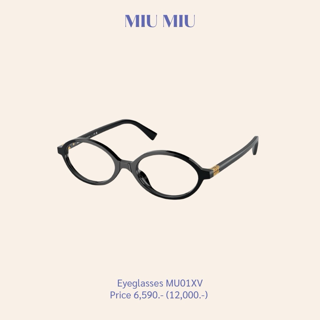 [มือ2สภาพใหม่] Miu Miu รุ่น MU01XV ของแท้ 100%