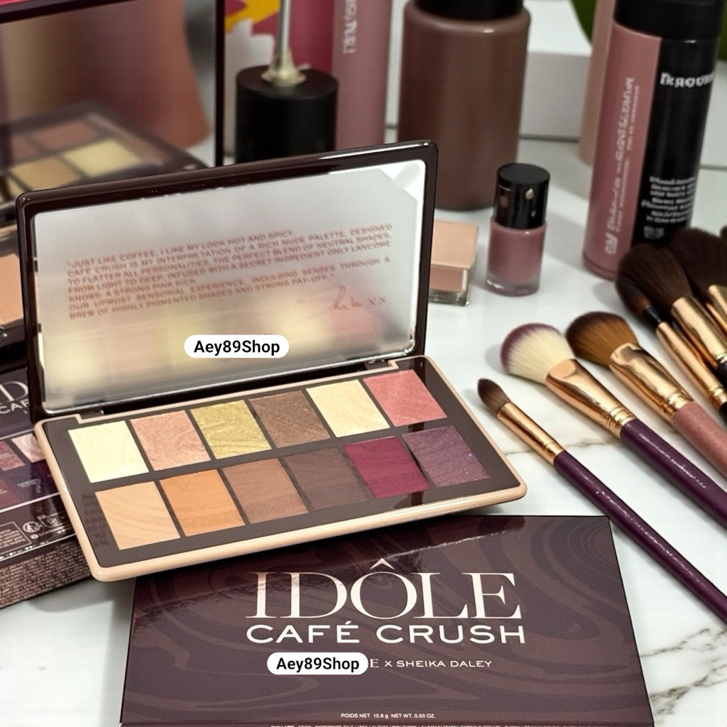 L+ancome Holiday 2025 พาเลตต์อายแชโดว์ IDOLE Café Crush Eyeshadow Palette